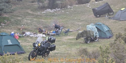 Bivouac au mont Lachens.